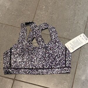 Lululemon Athletica All Sport Reflective Splatter Sports Bra